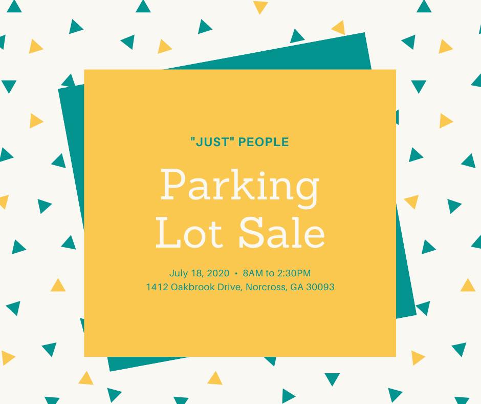Parking Lot Sale Flyer