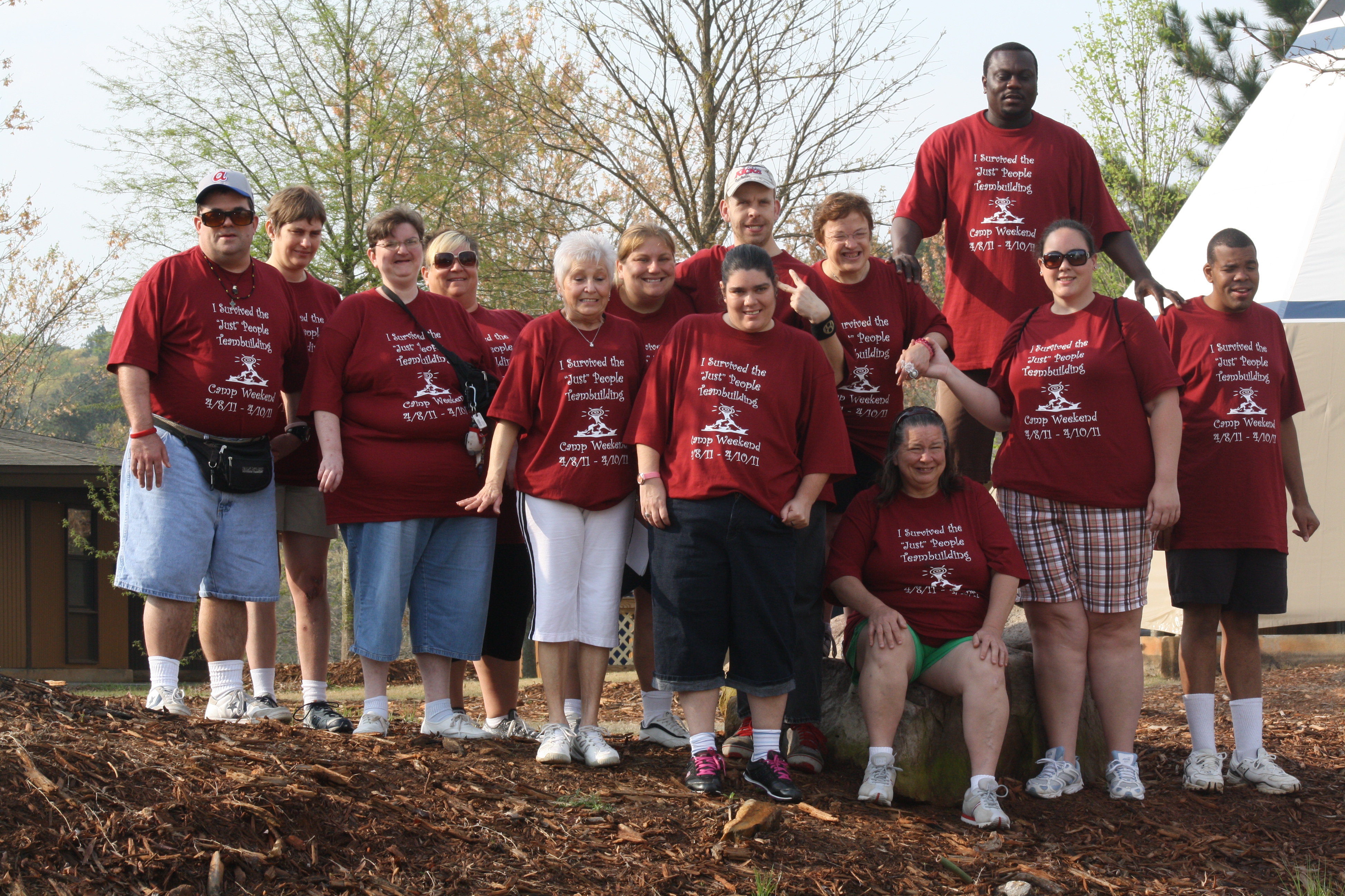 a group of members at our annual camp trip